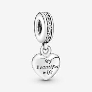 Pandora My Beautiful Wife Dangle Charm